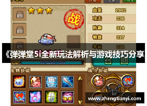 《弹弹堂5i全新玩法解析与游戏技巧分享》